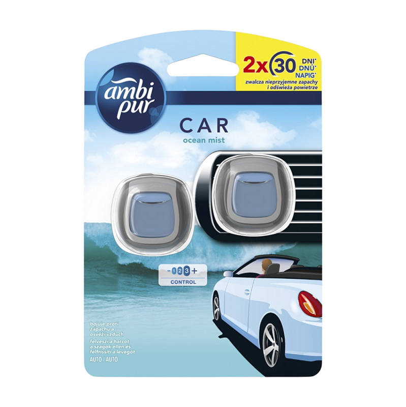 AmbiPur Car Ocean osvěžovač vzduchu do auta 2x2 ml