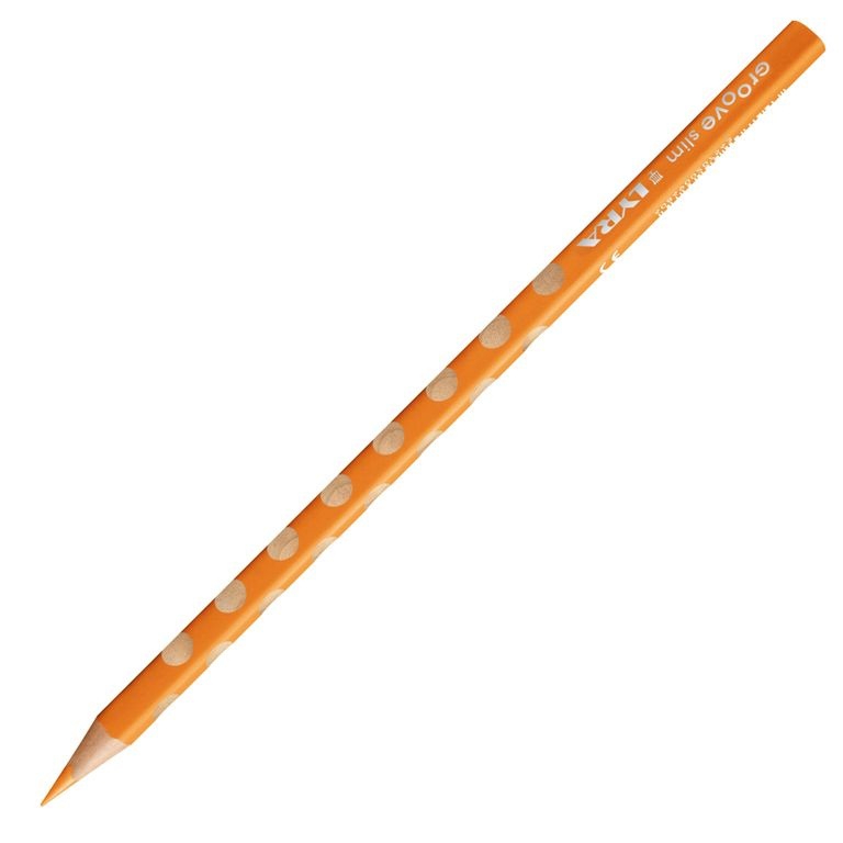Pastelka LYRA GROOVE trojhranná, oranžová