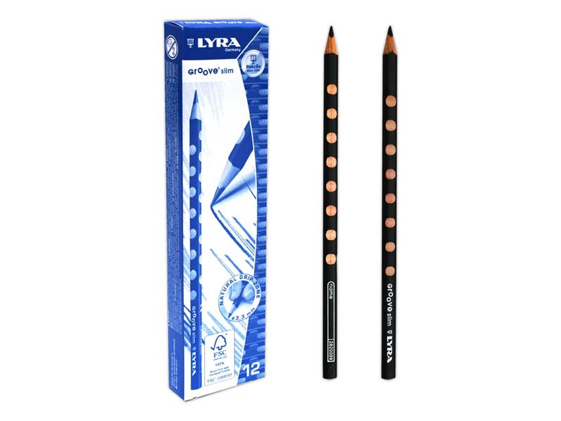 Pastelka LYRA GROOVE trojhranná, černá