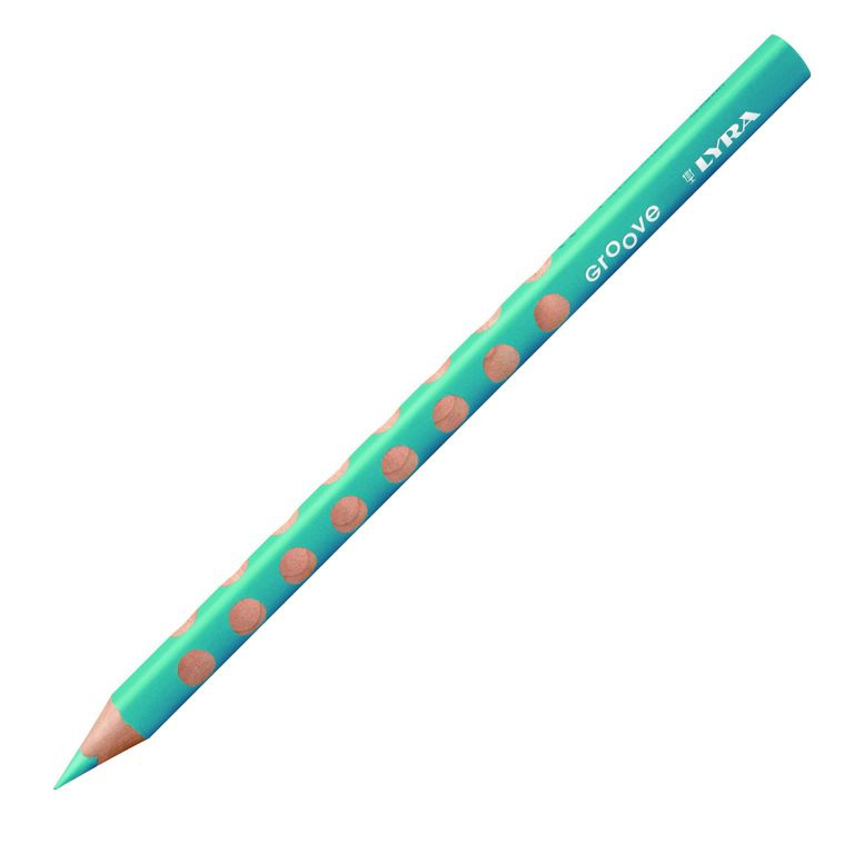 Pastelka Lyra GROOVE JUMBO, trojhranná - akvamarín