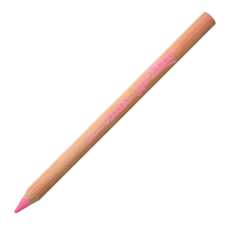 Pastelka Lyra Super Ferby Nature JUMBO, trojhranná - růžová