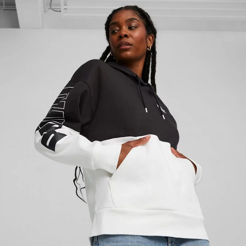 Puma Power Colorblock Hoodie FL W 676023 01 L