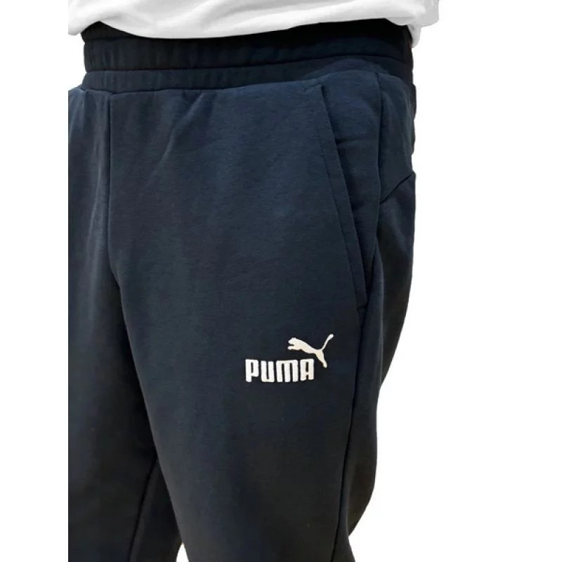 Pánské tepláky Ess Logo M 679629 16 tmavě šedé - Puma 4XL
