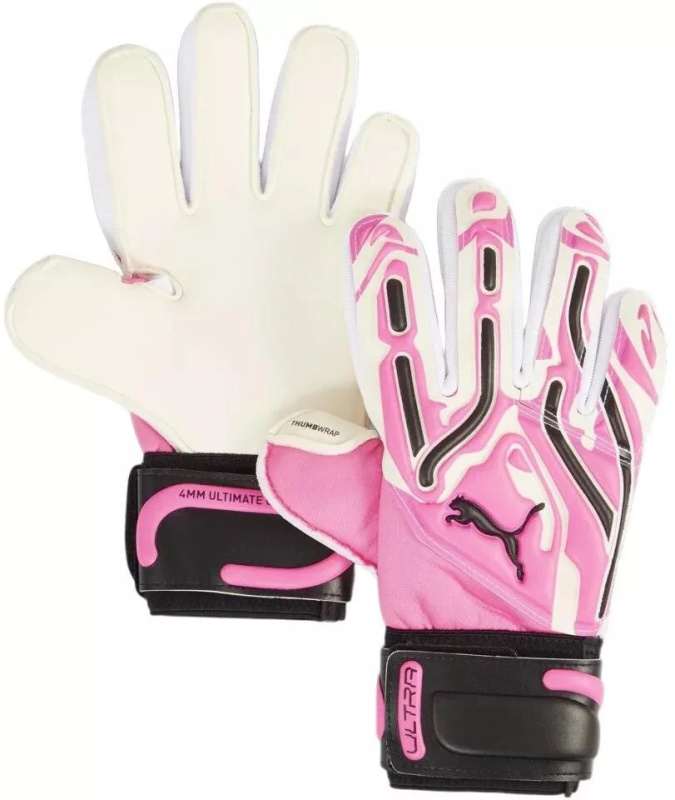SPORT Brankářské rukavice Ultra Play M RC 041862 08 Bílá s růžovou - Puma bílá s růžovou 8