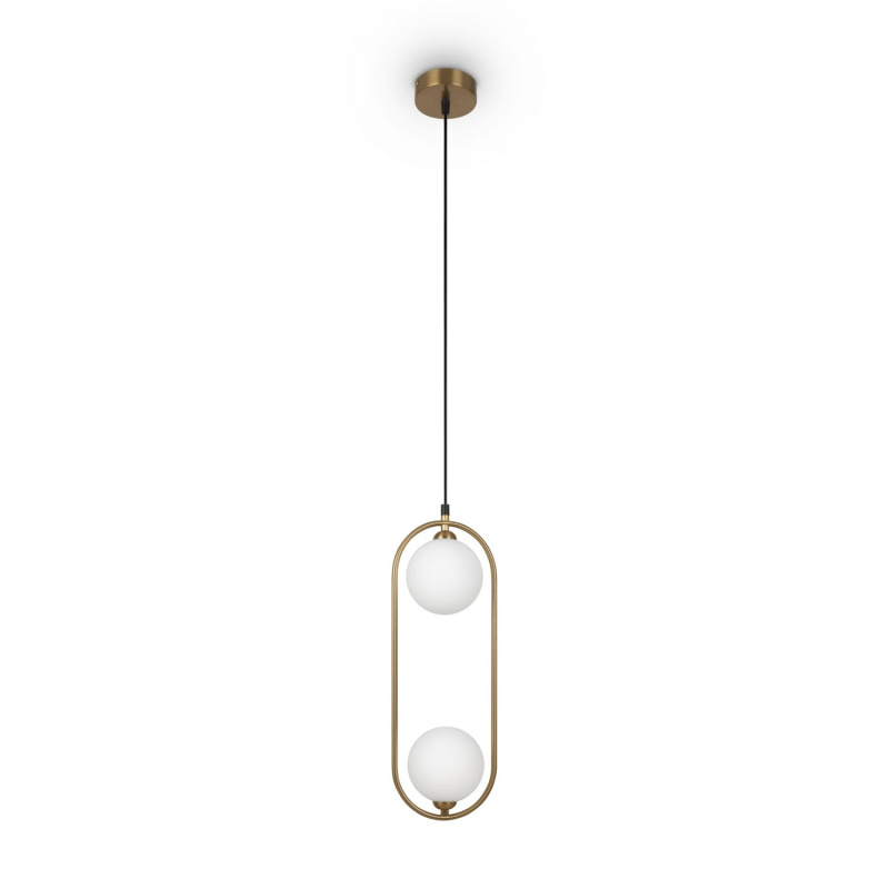 Maytoni Závěsné svítidlo RING, 2xG9, Ø 12 cm Barva: Mosaz