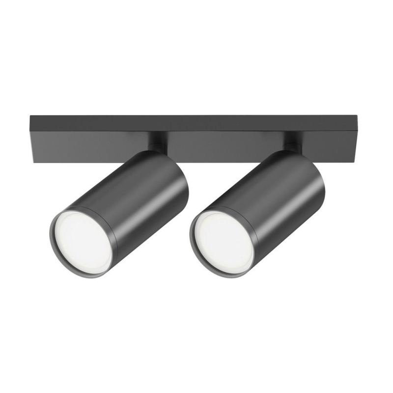 Maytoni Moderní stropní svítidlo FOCUS S, v. 12 cm, 2xGU10 Barva: Černá