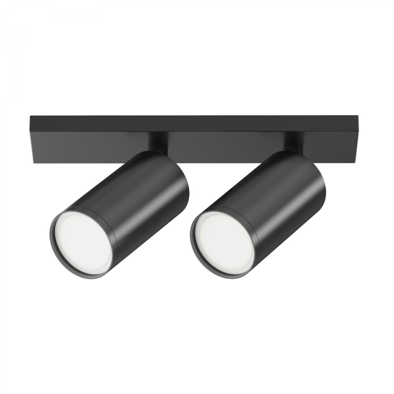 Maytoni Moderní stropní svítidlo FOCUS S, v. 12 cm, 2xGU10 Barva: Černá