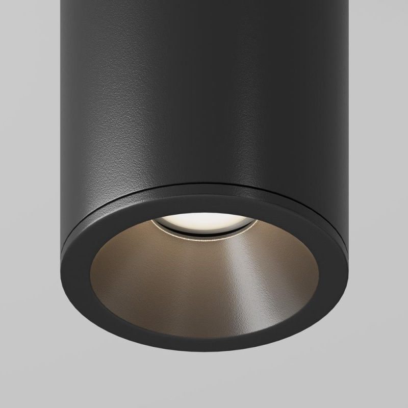 Maytoni Stropní svítidlo ZOOM, ⌀ 6,5 cm, 1xGU10, IP65 Barva: Černá