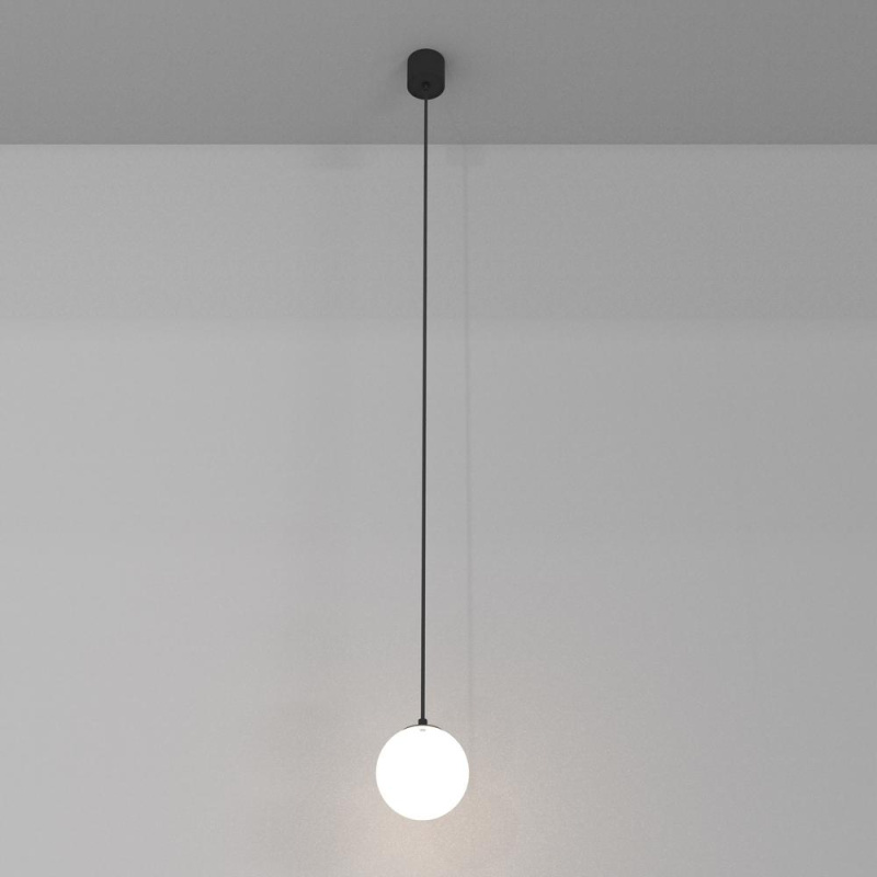 Maytoni Závěsné LED svítidlo LUNA, 5W, 4000K, Ø 10 cm, v. 220 cm, CRI90