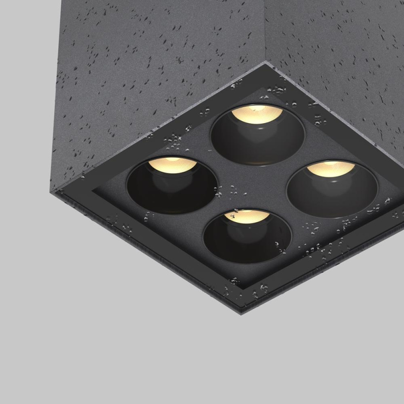 Maytoni Moderní stropní LED svítidlo ARES, 10W, d. 15 cm, 3000K, IP54
