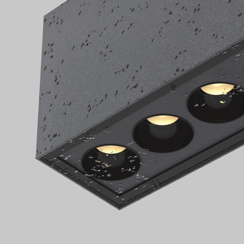Maytoni Moderní stropní LED svítidlo ARES, 8W, d. 7,6 cm, 3000K, IP54