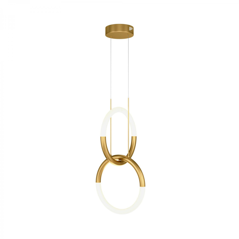 Maytoni Závěsné LED svítidlo NODE, 18W, Ø 34 cm, CRI90 Barva: Zlatá