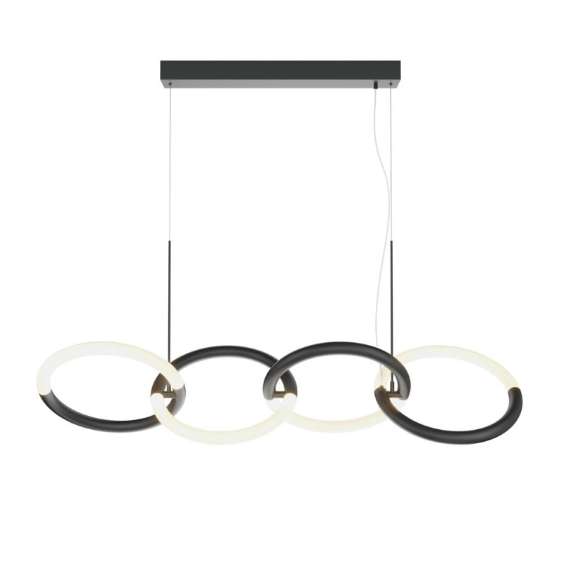 Maytoni Závěsné LED svítidlo NODE, 40W, d. 100 cm, CRI90 Barva: Černá