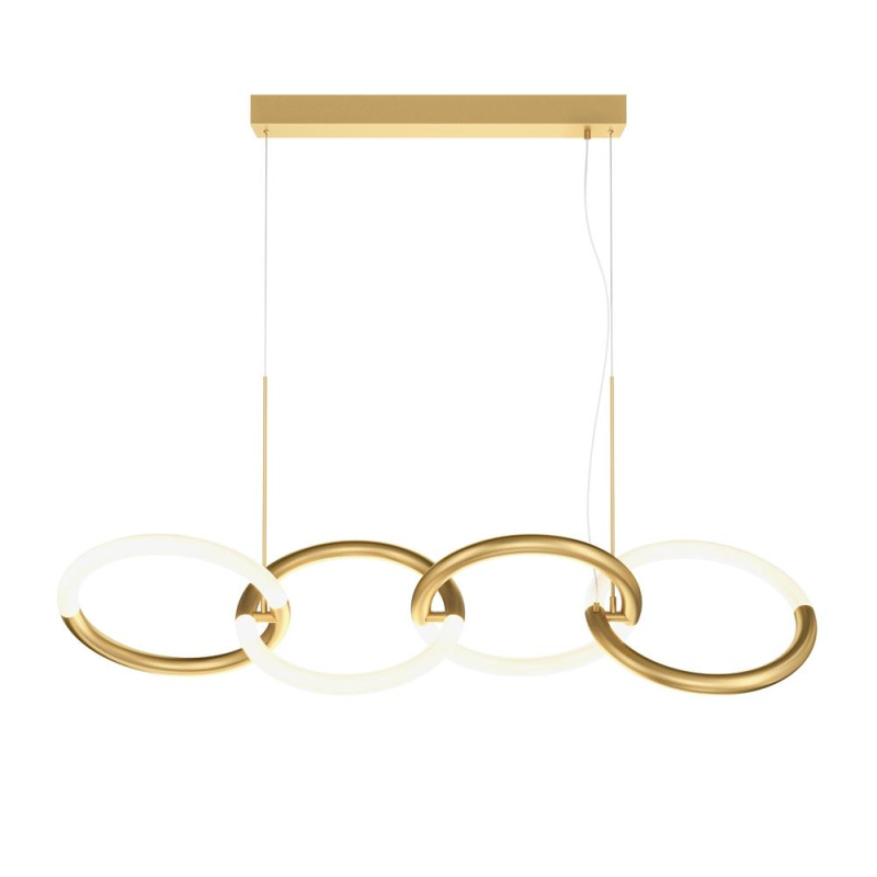 Maytoni Závěsné LED svítidlo NODE, 40W, d. 100 cm, CRI90 Barva: Zlatá