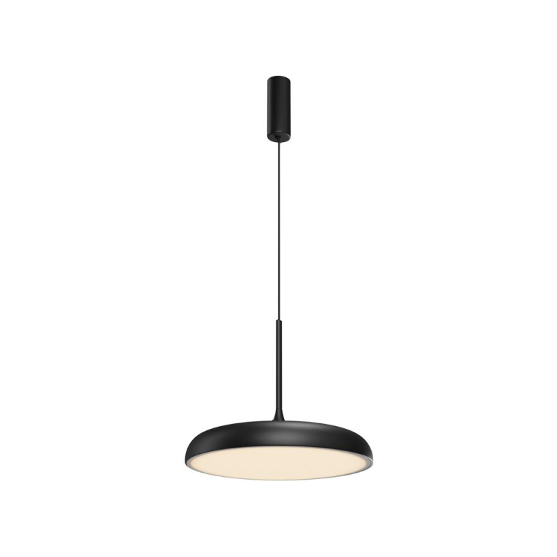 Maytoni Závěsné LED svítidlo GERHARD, 26W, Ø 40 cm, CRI80 Barva: Černá
