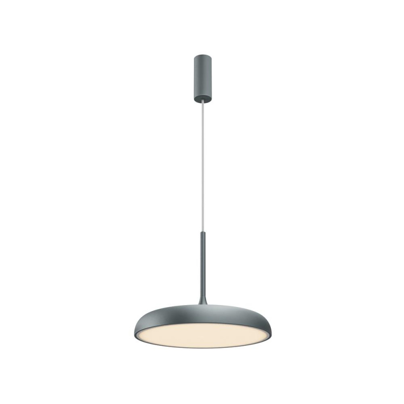 Maytoni Závěsné LED svítidlo GERHARD, 26W, Ø 40 cm, CRI80 Barva: Šedá