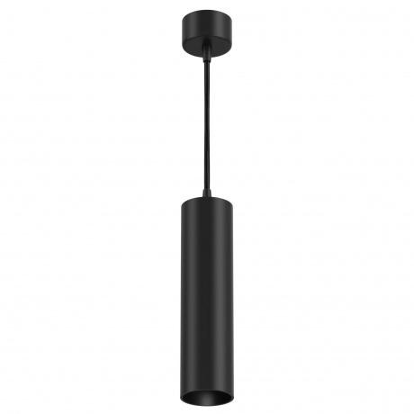 Maytoni Závěsné LED svítidlo FOCUS LED, 12W, Ø 5,2 cm, CRI90 Barva: Černá