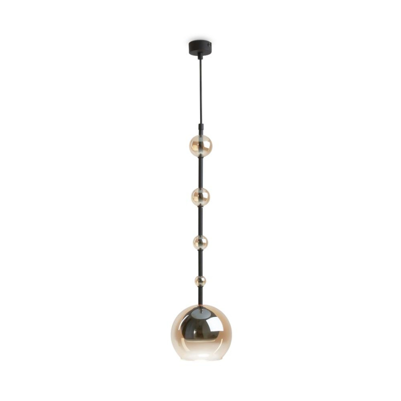 Maytoni Závěsné svítidlo ROS, 1xGU10, Ø 16 cm Barva: Černá-amber