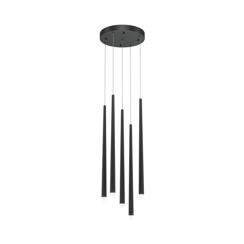 Maytoni Závěsné LED svítidlo CASCADE, 31W,  Ø 32 cm, CRI80 Barva: Černá
