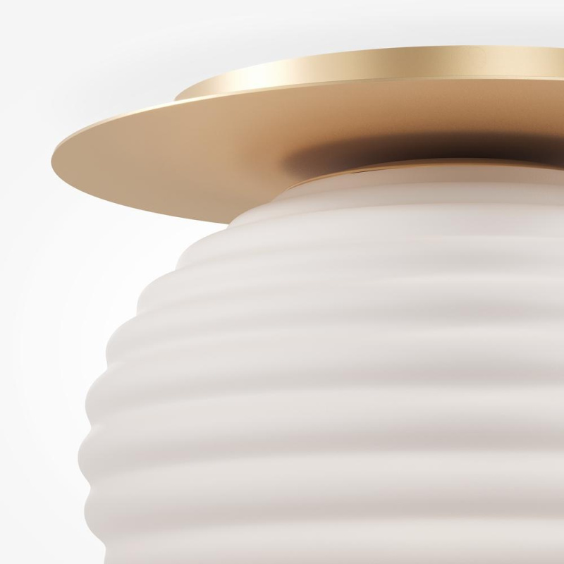 Maytoni Designové stropní svítidlo REELS, 60W, v. 28 cm, 1xE27 Barva: Zlatá