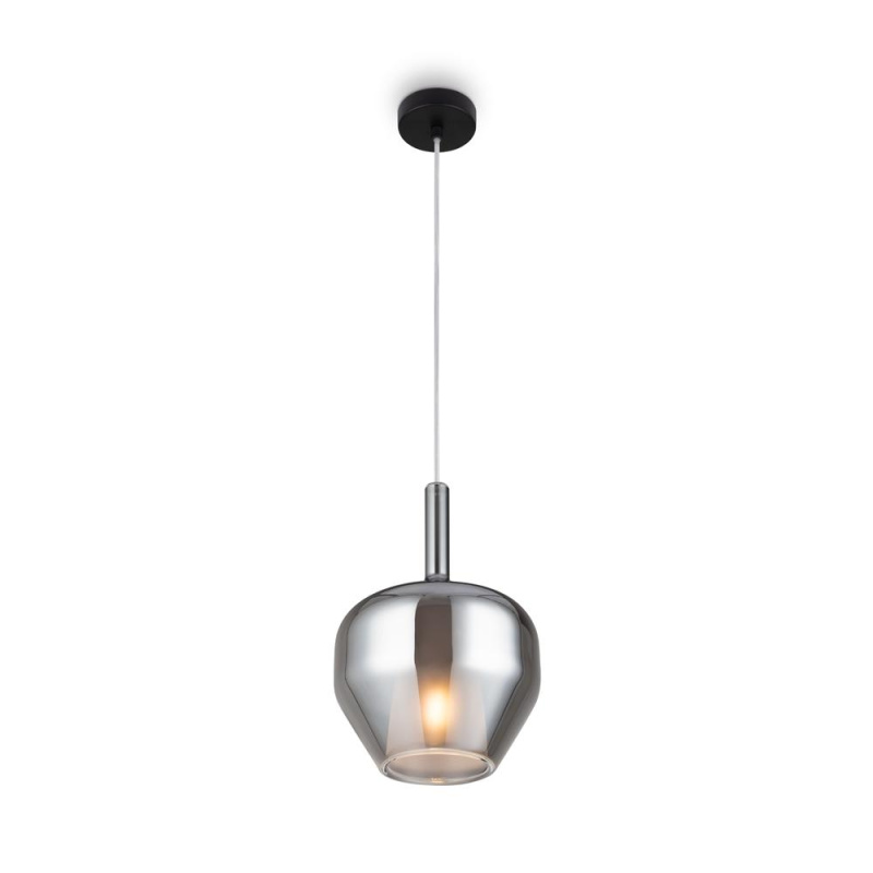 Maytoni Závěsné svítidlo DUALITY, 1xE27, Ø 20 cm Barva: Chrom