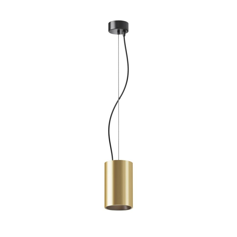 Maytoni Závěsné LED svítidlo EFIR, 25W, Ø 9,5 cm, CRI90 Barva: Zlatá