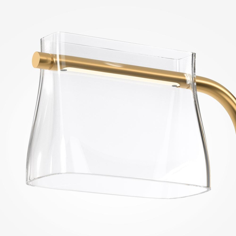 Maytoni Luxusní stojací LED lampa CABARET, 8W, v. 126,5 cm, 3000K