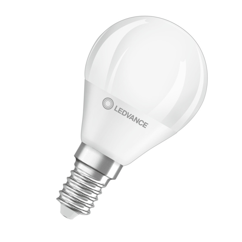 LED žárovka LEDVANCE LED CLP40 DIM 4.9W 827 FR E14 P, matná, stmívatelná