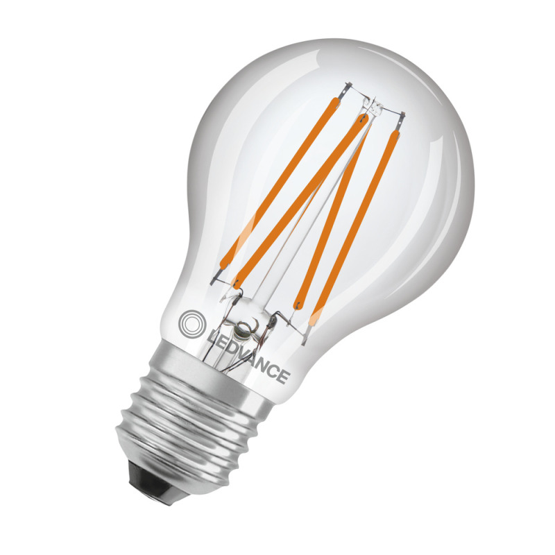 LED žárovkaLEDVANCE LED CLA60DS 7.3W 827 FILCL E27 S, čiřá