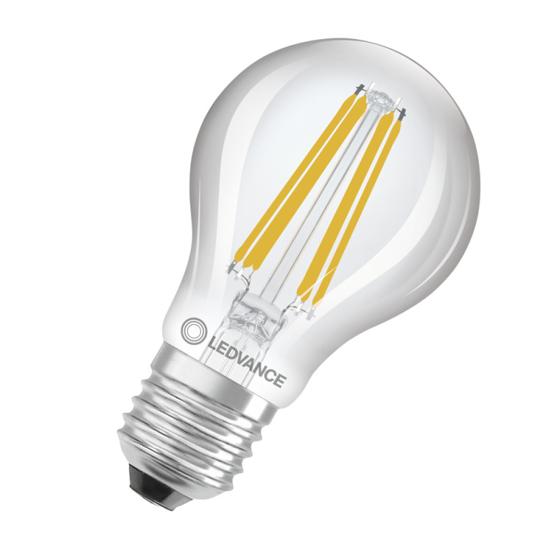 LED žárovka LEDVANCE LEDCLA100EELA 7.2W 830 FILCL E27 S, čiřá