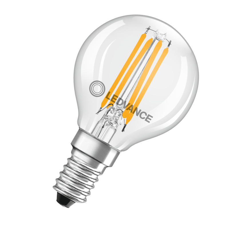 LED žárovka LEDVANCE LEDCLP40DIMEELC 2.9W 827FILCLE14 S, čiřá, stmívatelná