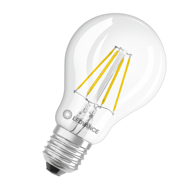 LED žárovka LEDVANCE LED CLA40 4W 827 FILCL E27 V, čiřá