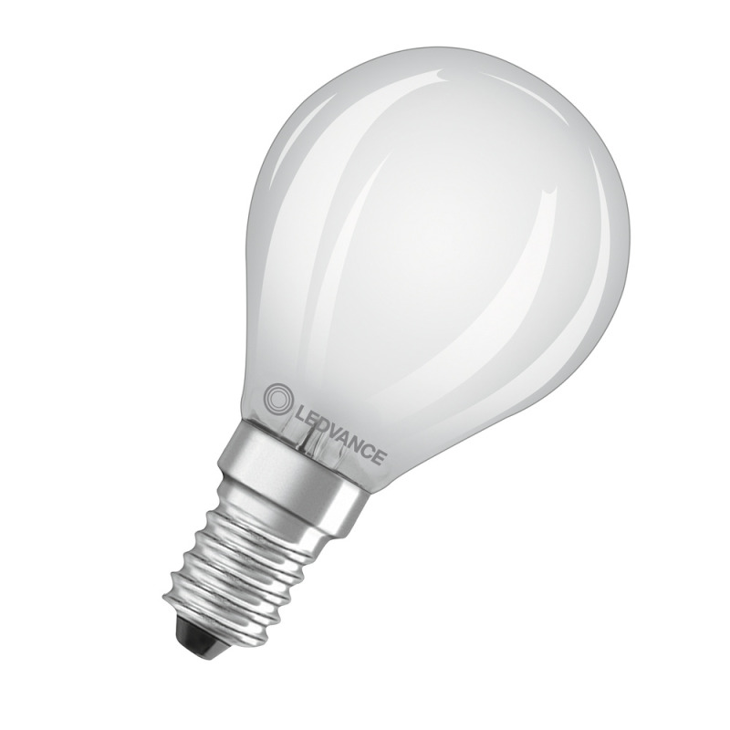 LED žárovka LEDVANCE LED CLP40 4W 827 FILFR E14 P, matná
