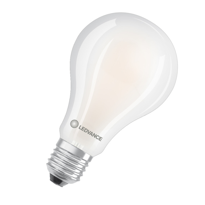 LED žárovka LEDVANCE LED CLA200 24W 827 FILFR E27 P, matná