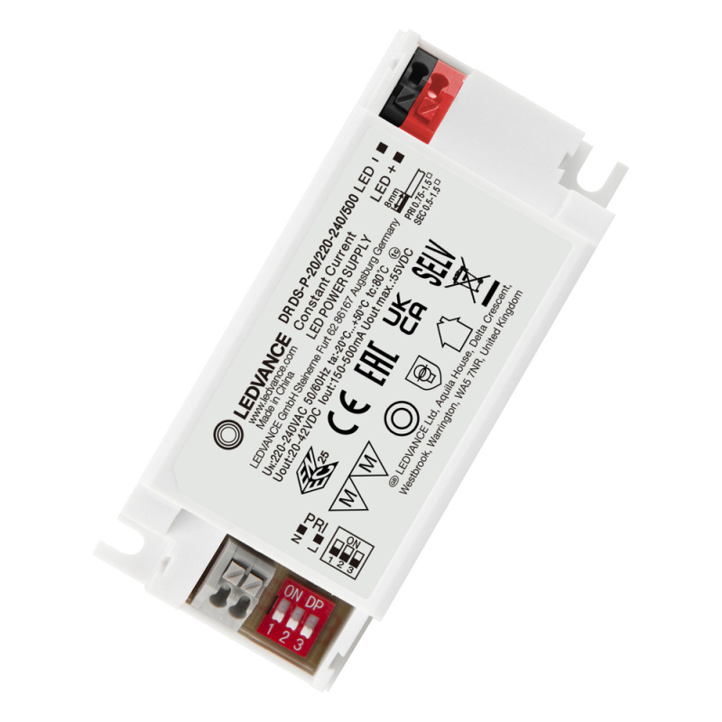 LED driver proudový LEDVANCE DR DS-P-20/220-240/500, IP20