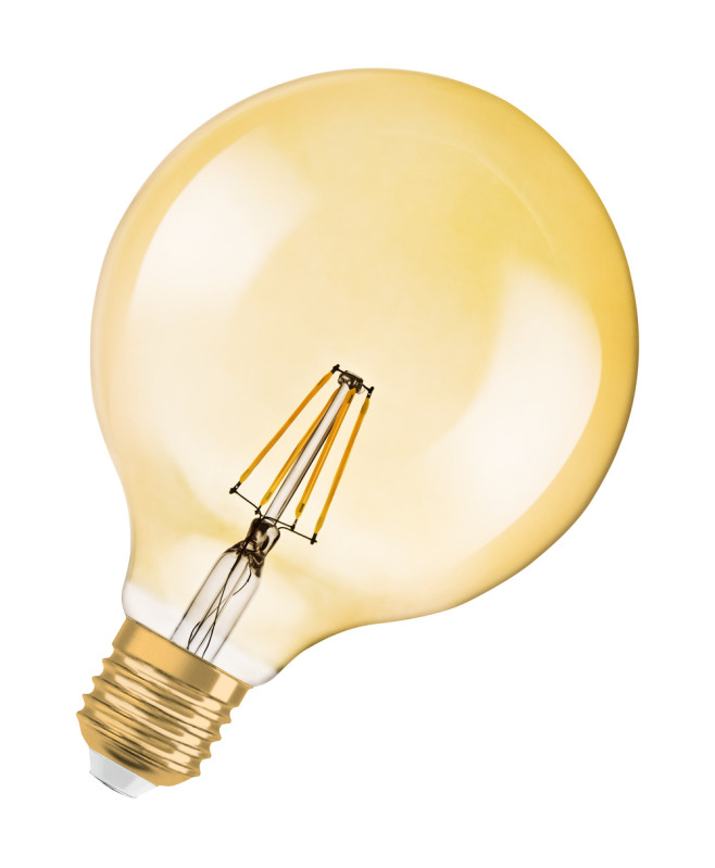 LED žárovka globe OSRAM 1906LEDGLOBE 4W/824 230VFILGDE27FS1