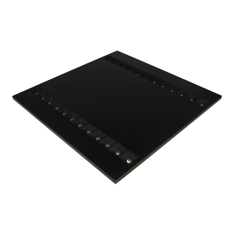 LED panel LEDVANCE PL LOUVER 600 V27.5W840 U16 BK DALI, černá