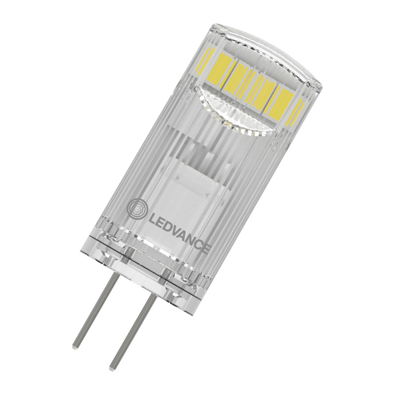 LED žárovka LEDVANCE LED PIN20 1.5W 827 CL G4 P, čirá