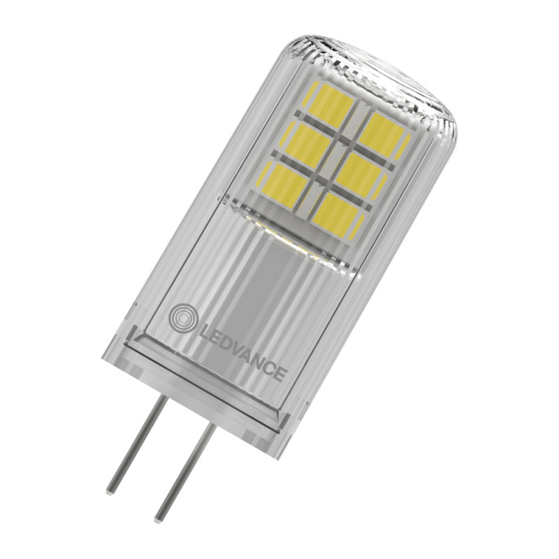 LED žárovka LEDVANCE LED PIN28 2.2W 827 CL G4 P, čirá