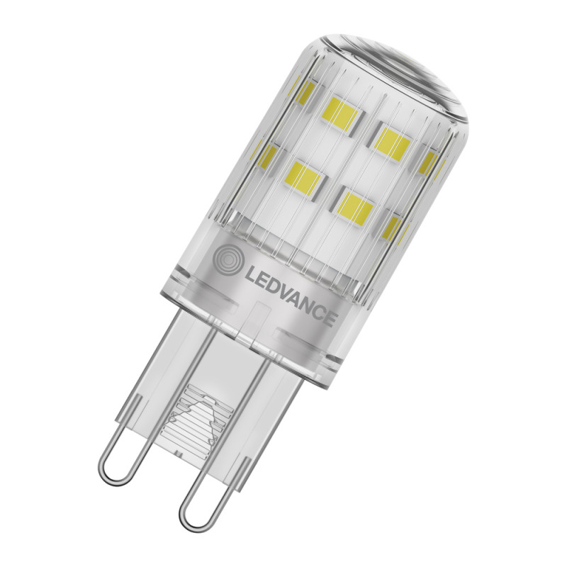LED žárovka LEDVANCE LED PIN30 DIM 3W 827 CL G9 P, čirá, stmívatelná