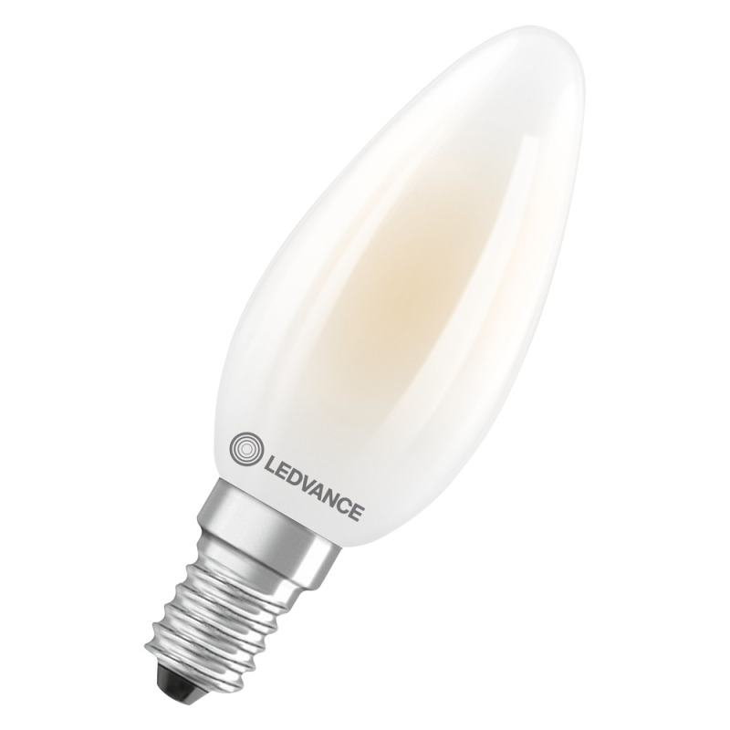 LED žárovka LEDVANCE LEDCLB60EELA 3.8W 827 FILFR E14 S