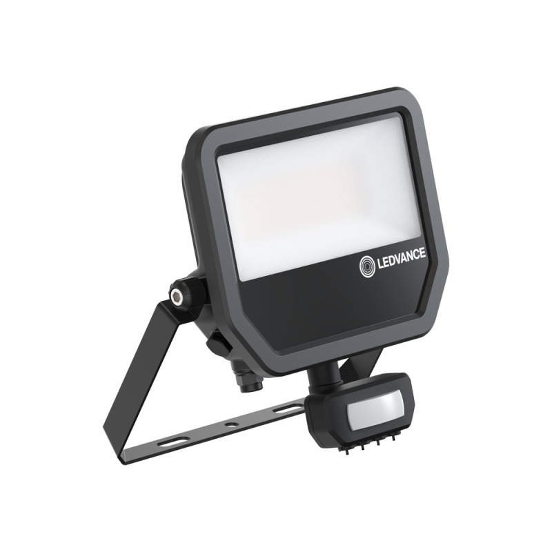 LED reflektor LEDVANCE FL 50 SN P 41W 6KLM 830 PS SY100 BK, černá