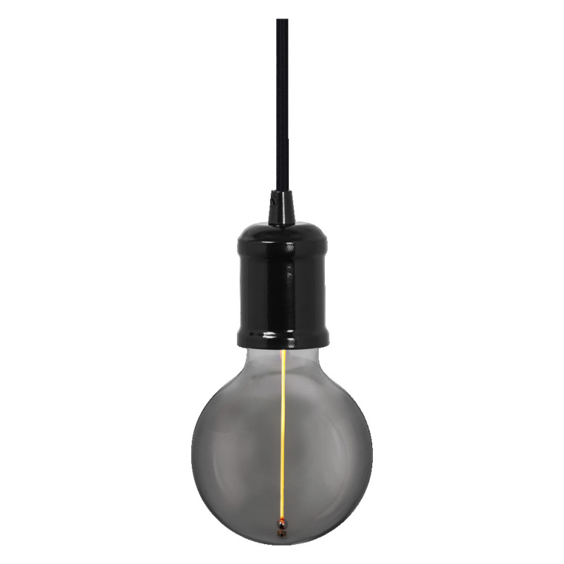 Závěsné svítidlo černé OSRAM 1906 PENDULUM BOBBIN E27 BK