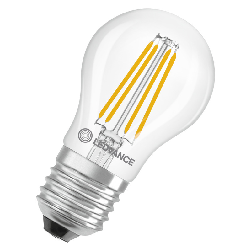 LED žárovka LEDVANCE LED CLP40 DIM 3.4W 827 FILCL E27 P