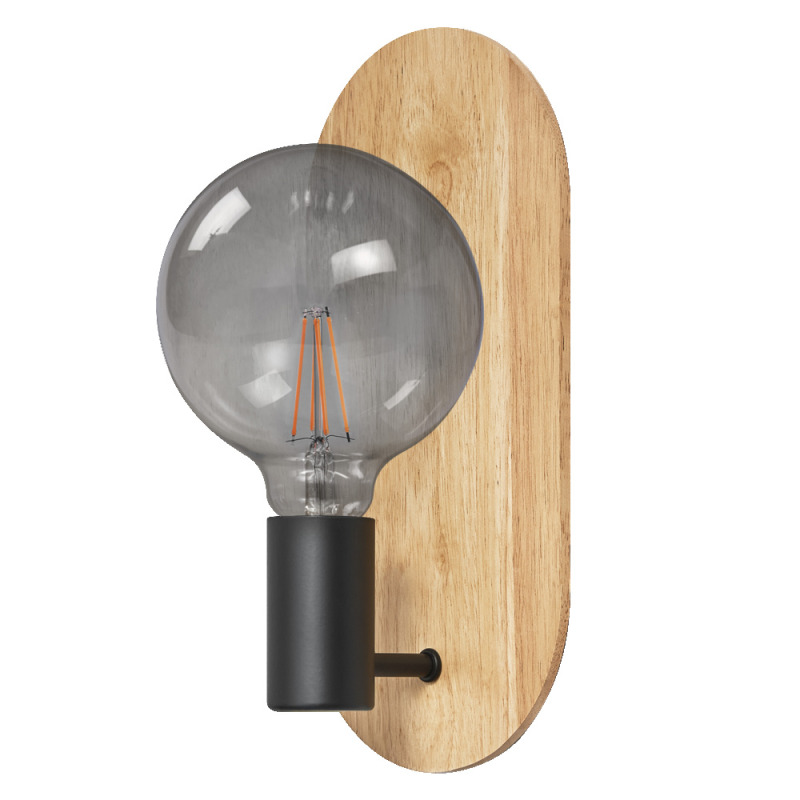LED svítidlo dekorativní OSRAM DECOR WOOD WALL BK WD E27