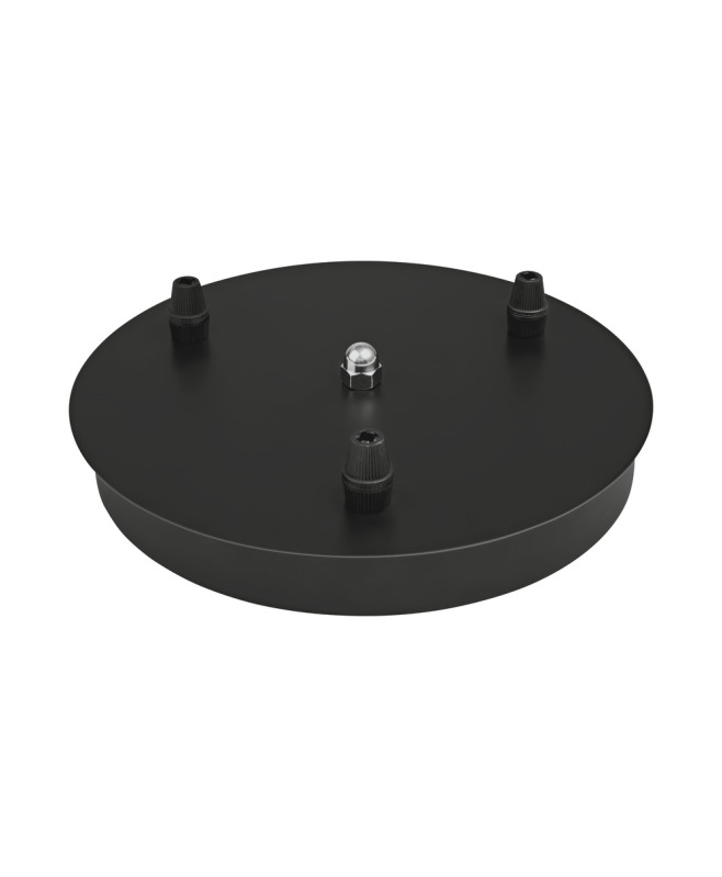 Základna kulatá černá OSRAM 1906 PENDULUM 3X CANOPY ROUND BK