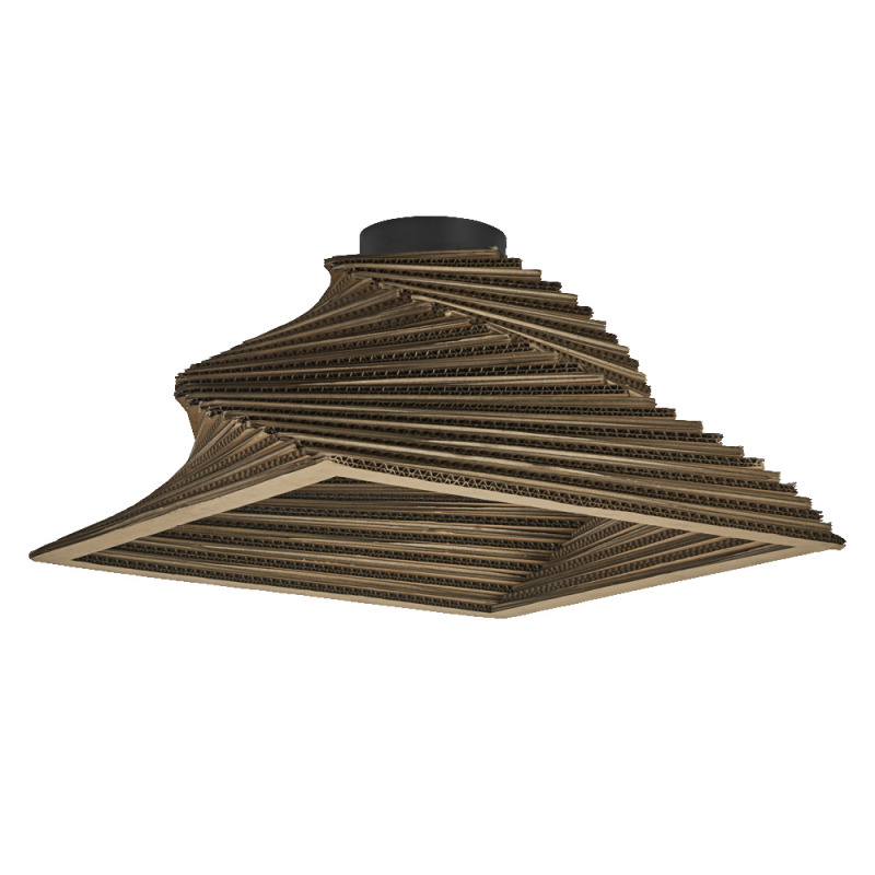 Svítidlo dekorativní OSRAM DECOR CARDBOARD SQUARE CLG TURN E27OSRAM