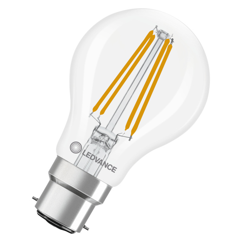 LED žárovka LEDVANCE LEDCLA60DIM 5.9W 827 FILCL B22D P