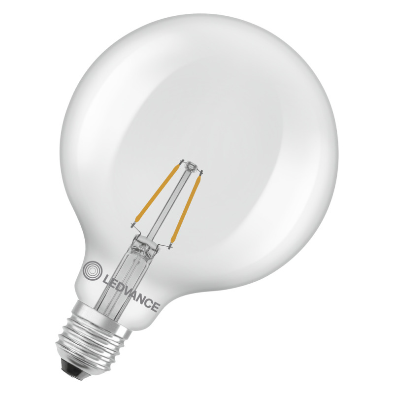 LED žárovka LEDVANCE LED G12525 1.8W 827  FILCL E27 P
