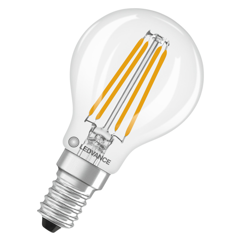LED žárovka LEDVANCE LED CLP40 4W 830 FILCL E14 V